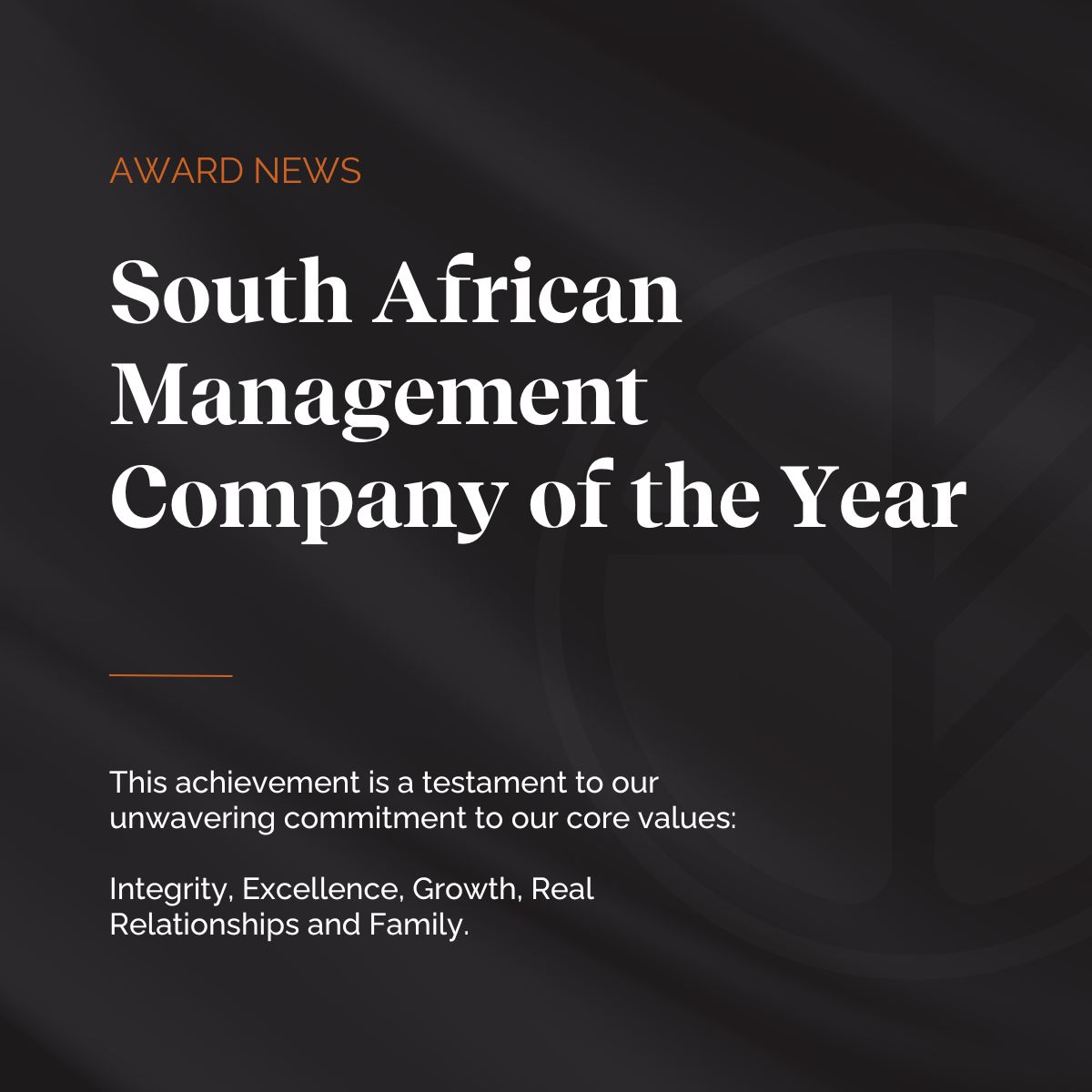 Fairtree awarded South African Management Company of the Year  